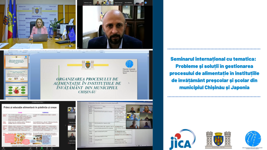Seminarul internațional:  Probleme și soluții în gestionarea procesului de alimentație în instituțiile de învățământ general din municipiul Chișinău și Japonia