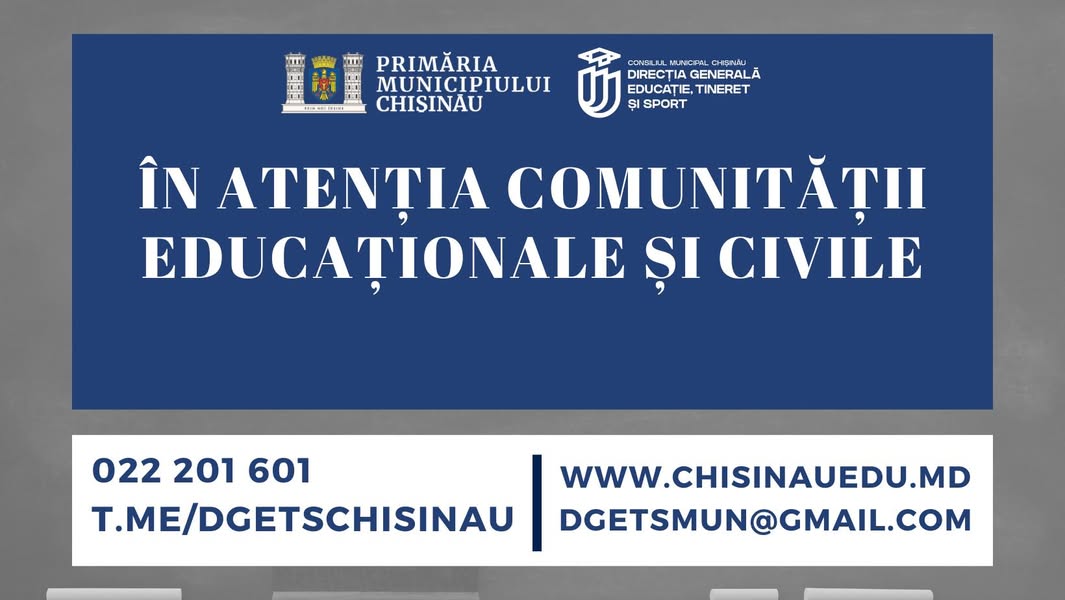 În contextul apropierii Zile de 8 Martie și al matineelor organizate în instituțiile de învățământ cu această ocazie, dorim să atragem atenția asupra unor aspecte importante ce țin de siguranța și buna desfășurare a activităților educaționale.
